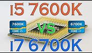i5 7600K vs i7 6700K - BENCHMARKS / GAMING TESTS REVIEW AND COMPARISON / Kaby Lake vs Skylake