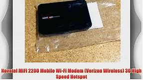 Novatel MiFi 2200 Mobile Wi-Fi Modem (Verizon Wireless) 3G High Speed Hotspot