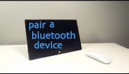 Pair a Bluetooth Device/Mouse to Surface Pro | How To