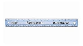 Helix Shatter Resistant Ruler 30Cm Blue
