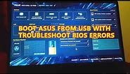 How to Boot Windows 11 from USB in Asus Laptops With American Megatrends' BIOS Setup Tips