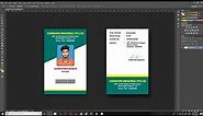 Front and Back ID Card Step by Step Making and Printing Process | தமிழில்