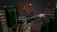 Futuristic City Chunk ( 4 runner) - Download Free 3D model by LxNazarov