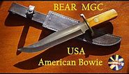 BEAR MGC & Son USA American Bowie Knife Bowiemesser Cuchillo Faca 布伊刀 보이 나이프 ボウイナイフ