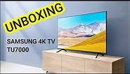 Unboxing Samsung Smart TV 55" 4K 2020, 7 Series. Crystal UHD TU7000