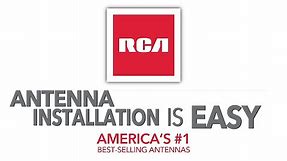 RCA Antennas - Installation Is Easy