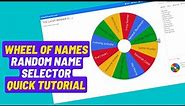 Wheel Of Names | Random Name Picker Online | Winner Picker | Lucky Draw | Picker Wheel