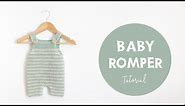 Easy Crochet Baby Romper Step By Step Tutorial |Croby Patterns