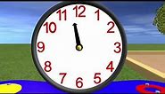 آموزش ساعت و دقیقه: عقربه های ساعت، ساعت تمام، ساعت و دقیقه ⏰