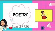 Parts of a Poem | Elements of Poetry | Poetry for Beginners