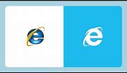 Internet Explorer Logo Evolution