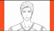 How To Draw Aomine (Kuroko's no Basket)