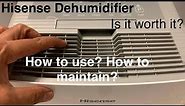 Is the Hisense Dehumidifier HT5021KP worth it? - Unboxing & Review & Setup