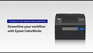 Epson ColorWorks Label Printers. Experience the power of color.
