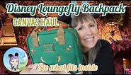 Disney Loungefly Canvas Backpack HAUL - SEE what FITS inside