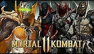 Mortal Kombat 11 - ALL Spawn Skins, Gear, Intros and Victory Poses!