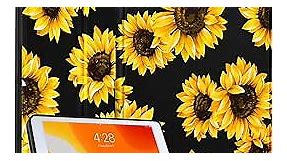 Uppuppy for iPad Air 3rd Generation Case, for Apple iPad Pro 10.5 Inch Case Cute Women Girls Teens Girly Folio Sunflower Flowers Pretty Unique Design Cover for iPad Air 3 Gen 2019, Pro 10.5 Cases