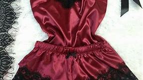 4.11US $ |Women Black Short Sexy Satin Dress | Black Silk Short Sleeve Dress - Women's Sexy Set - Aliexpress