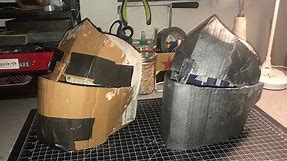 How to build a (PROPER) cardboard knight helmet