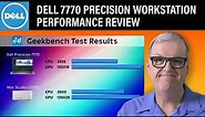 DELL 7770 Precision Workstation Performance Review