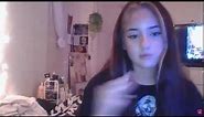 Deaf Girl throws up gang signs