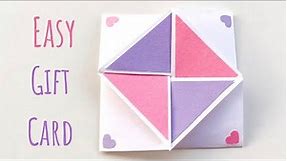 DIY Surprise Gift Card | Easy Cards to Surprise | Fun Paper Craft Ideas to Make