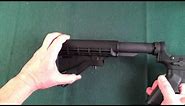 AR-15 Buttstock removal and replacement