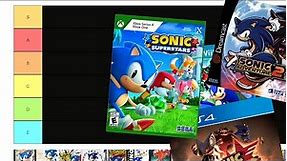 Sonic Main Series Box Art Tier List