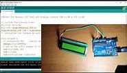 How To Display Message On LCD Using Arduino Serial Monitor