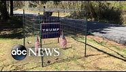 Family Installs Electric Fence to Protect Trump Signs