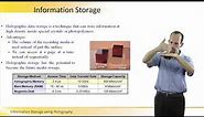 Information Storage using Holography