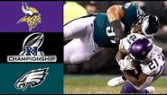 Vikings vs. Eagles | NFL NFC Championship Game Highlights