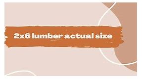 2x6 lumber actual size - WoodworkingToolsHQ