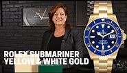 Dive Into Luxury: Rolex Submariner Yellow Gold & White Gold Watches | SwissWatchExpo