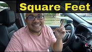 How To Visualize Square Feet-Easy Tutorial