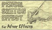 Pencil Sketch Effect (Pencil Drawing Looks for Footage) - After Effects
