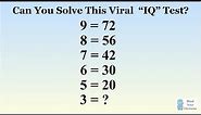 Can You Solve The Viral 9 = 72 Puzzle? The Correct Answer Explained