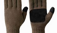 EvridWear Mens Winter Warm Gloves, Knitted Thermal Anti-Slip Adult Touchscreen Glove with 3M Thinsulate Insulated Lining, Brown