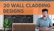 20+ Wall Cladding Designs | Living Room Wall Design | Stone Cladding
