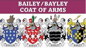 Bailey Coat of Arms & Family Crest - Symbols, Bearers, History