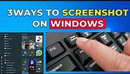 How to take a Screenshot on PC or Laptop Free