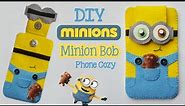 DIY Minion Bob Phone Cozy
