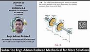 5-8 |Chapter 5| Torsion | Mechanics of Material Rc Hibbeler|
