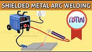 SMAW WELDING | Working animation of shielded metal arc welding process | Arc Welding