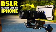 Attach DSLR Lens on iPhone with Beastgrip DOF adapter MK3