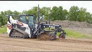 Bobcat Grader Attachment with Laser-Guided & 3D (GPS) Systems