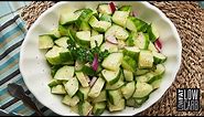 Fresh Cucumber Salad with Apple Cider Vinegar - Yummy!