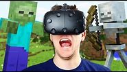 VR Minecraft Experience! - Vivecraft Gameplay - Vivecraft VR HTC Vive