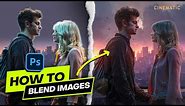 How to Blend Images & Color grade LIKE A PRO | Photoshop Tutorial