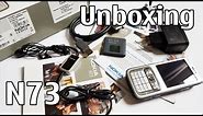 Nokia N73 Unboxing 4K with all original accessories Nseries RM-133 review